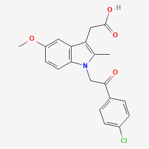 1H-Indole-3-acetic acid, 1-(2-(4-chlorophenyl)-2-oxoethyl)-5-methoxy-2-methyl-