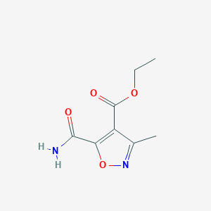 Ethyl 5-carbamoyl-3-methyl-1,2-oxazole-4-carboxylate