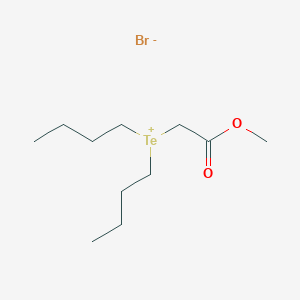 Dibutyl(2-methoxy-2-oxoethyl)tellanium bromide