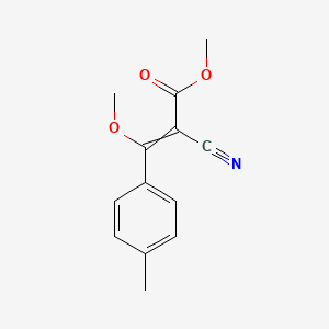 Methyl 2-cyano-3-methoxy-3-(4-methylphenyl)prop-2-enoate