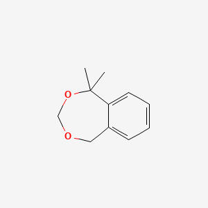 molecular formula C11H14O2 B14335251 1,1-Dimethyl-1,5-dihydro-3H-2,4-benzodioxepine CAS No. 105608-58-0