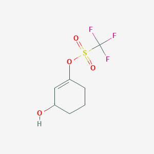 Methanesulfonic acid, trifluoro-, 3-hydroxy-1-cyclohexen-1-yl ester