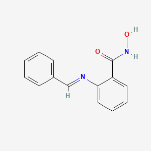 2-[(E)-Benzylideneamino]-N-hydroxybenzamide