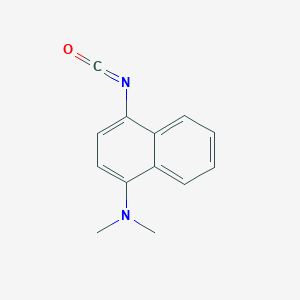 molecular formula C13H12N2O B14335295 4-Isocyanato-N,N-dimethylnaphthalen-1-amine CAS No. 106916-68-1