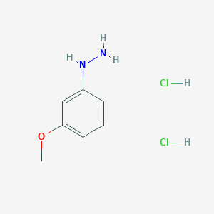 molecular formula C7H12Cl2N2O B1433532 (3-Methoxyphenyl)hydrazine dihydrochloride CAS No. 1803608-28-7