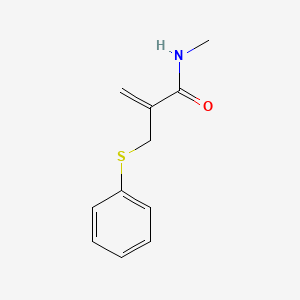 N-Methyl-2-[(phenylsulfanyl)methyl]prop-2-enamide