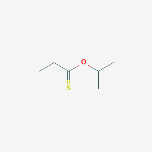 molecular formula C6H12OS B14335370 O-Propan-2-yl propanethioate CAS No. 110306-21-3