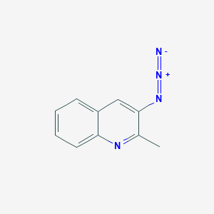 molecular formula C10H8N4 B14335444 3-Azido-2-methylquinoline CAS No. 107468-24-6