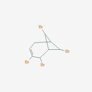 molecular formula C8H8Br4 B14335469 2,3,7,8-Tetrabromobicyclo[4.1.1]oct-3-ene CAS No. 103148-56-7