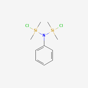 1-Chloro-N-[chloro(dimethyl)silyl]-1,1-dimethyl-N-phenylsilanamine