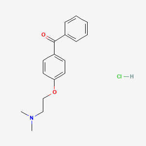 molecular formula C17H20ClNO2 B14335522 [4-[2-(Dimethylamino)ethoxy]phenyl]-phenylmethanone;hydrochloride CAS No. 95825-80-2