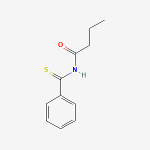 molecular formula C11H13NOS B14335558 N-(Benzenecarbothioyl)butanamide CAS No. 109257-88-7