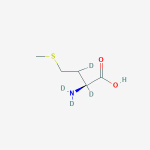 molecular formula C5H11NO2S B1433559 L-甲硫氨酸-d4 CAS No. 67866-75-5