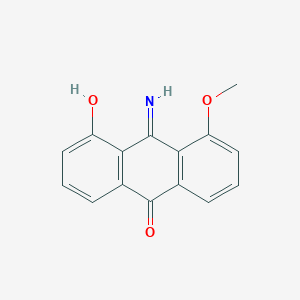 9-Amino-8-methoxyanthracene-1,10-dione