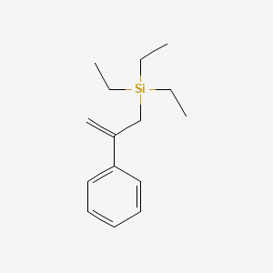 Triethyl(2-phenylprop-2-en-1-yl)silane