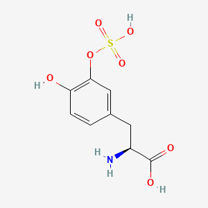 molecular formula C9H11NO7S B14335645 DOPA sulfate CAS No. 96253-55-3