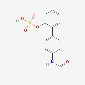 (2-(4-Acetamidophenyl)phenyl) hydrogen sulfate