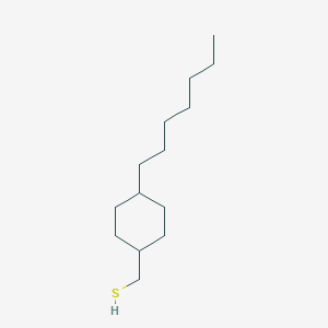 (4-Heptylcyclohexyl)methanethiol