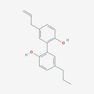 [1,1'-Biphenyl]-2,2'-diol, 5-(2-propenyl)-5'-propyl-