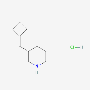 molecular formula C10H18ClN B1433576 3-(Cyclobutylidenemethyl)piperidine hydrochloride CAS No. 1803571-46-1