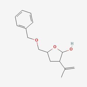 5-(Phenylmethoxymethyl)-3-prop-1-en-2-yloxolan-2-ol