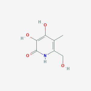 3,4-Dihydroxy-6-(hydroxymethyl)-5-methylpyridin-2(1H)-one