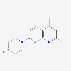 2,4-Dimethyl-7-piperazin-1-yl-1,8-naphthyridine