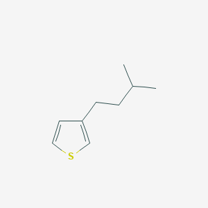 molecular formula C9H14S B14335822 3-(3-Methylbutyl)thiophene CAS No. 110851-69-9