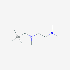 N~1~,N~1~,N~2~-Trimethyl-N~2~-[(trimethylstannyl)methyl]ethane-1,2-diamine