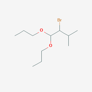 2-Bromo-3-methyl-1,1-dipropoxybutane