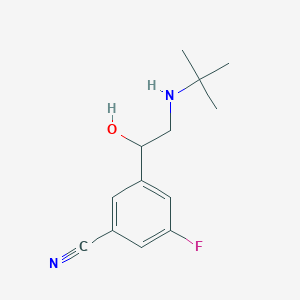 3-[2-(tert-Butylamino)-1-hydroxyethyl]-5-fluorobenzonitrile