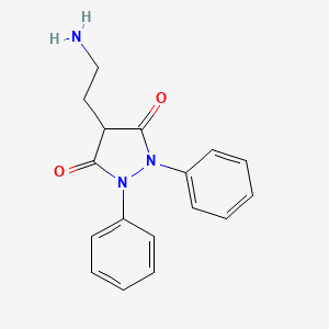 4-(2-Aminoethyl)-1,2-diphenylpyrazolidine-3,5-dione