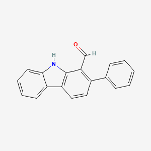 2-Phenyl-9H-carbazole-1-carbaldehyde