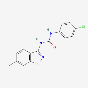 1-(4-Chlorophenyl)-3-(6-methyl-1,2-benzothiazol-3-yl)urea