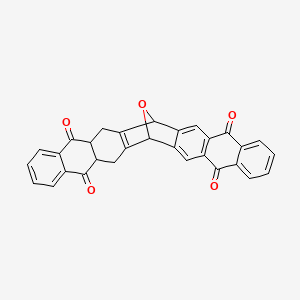 5a,6,7,16,17,17a-Hexahydro-7,16-epoxyheptacene-5,9,14,18-tetrone