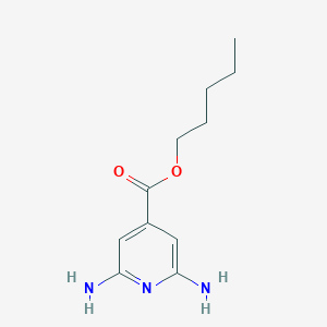 Pentyl 2,6-diaminopyridine-4-carboxylate