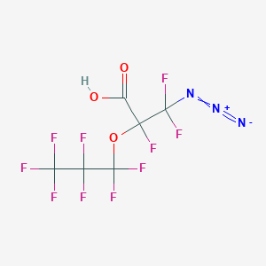 3-Azido-2,3,3-trifluoro-2-(heptafluoropropoxy)propanoic acid