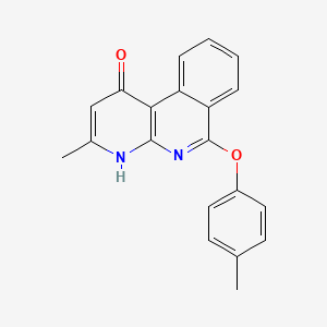 3-Methyl-6-(4-methylphenoxy)benzo[c][1,8]naphthyridin-1(4H)-one