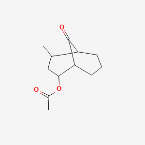 4-Methyl-9-oxobicyclo[3.3.1]nonan-2-yl acetate