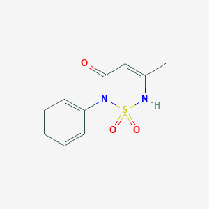 5-Methyl-2-phenyl-1lambda~6~,2,6-thiadiazine-1,1,3(2H,6H)-trione