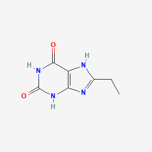 8-Ethyl-3,7-dihydro-1H-purine-2,6-dione