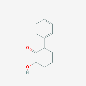 molecular formula C12H14O2 B14336370 2-Hydroxy-6-phenylcyclohexan-1-one CAS No. 105640-14-0