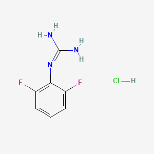 molecular formula C7H8ClF2N3 B1433639 N-(2,6-difluorophenyl)guanidine hydrochloride CAS No. 112677-41-5