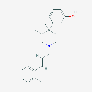 molecular formula C23H29NO B1433655 4-Cyclohexyl-1-(1,3 dioxopentyl)-L-Proline CAS No. 149760-14-5