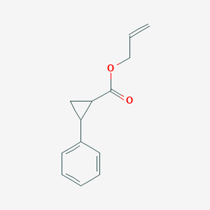 molecular formula C13H14O2 B14336698 Prop-2-en-1-yl 2-phenylcyclopropane-1-carboxylate CAS No. 94727-95-4