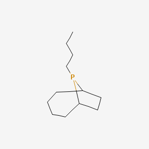 molecular formula C12H23P B14336723 9-Butyl-9-phosphabicyclo[4.2.1]nonane CAS No. 106872-06-4