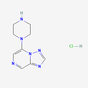 1-{[1,2,4]Triazolo[1,5-a]pyrazin-5-yl}piperazine hydrochloride
