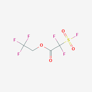 molecular formula C4H2F6O4S B14336865 2,2,2-Trifluoroethyl difluoro(fluorosulfonyl)acetate CAS No. 108344-43-0