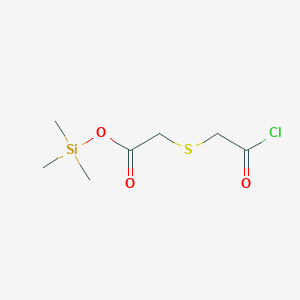 Trimethylsilyl [(2-chloro-2-oxoethyl)sulfanyl]acetate