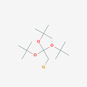 molecular formula C14H29O3Si B14336884 CID 78060825 